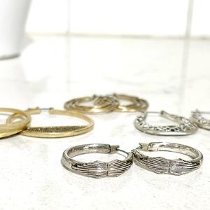 4 Pair Lucky Brand Earrings